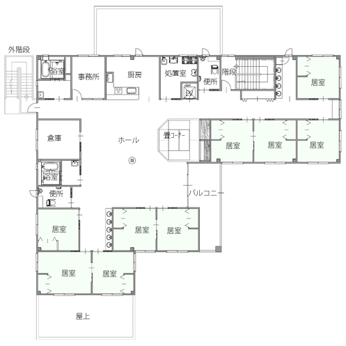 ２階平面図