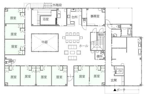 １階平面図