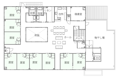 ２階平面図